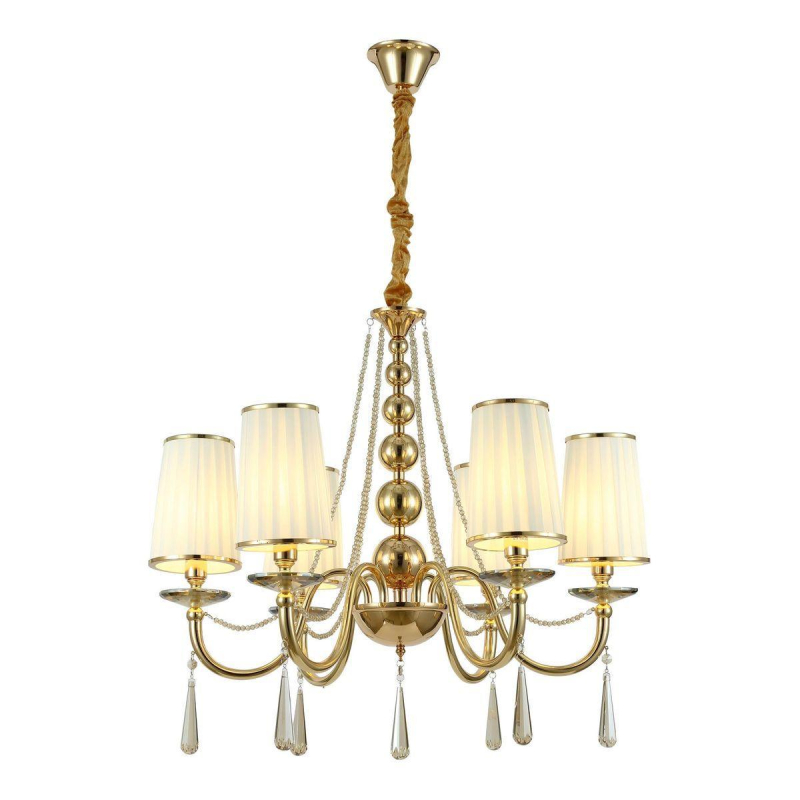 Подвесная люстра Lumina Deco Fabione LDP 1200-6 F.GD