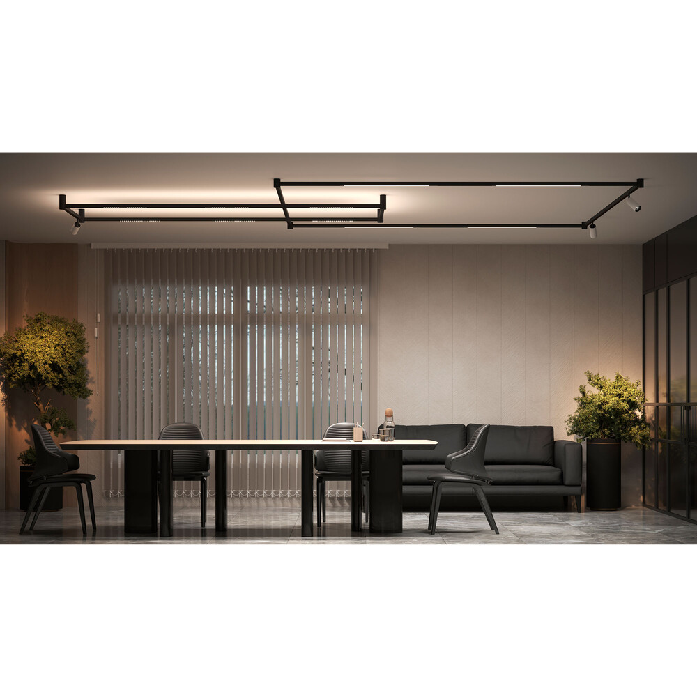 Трековый магнитный светильник Arte Lamp Optima A7387PL-1BK