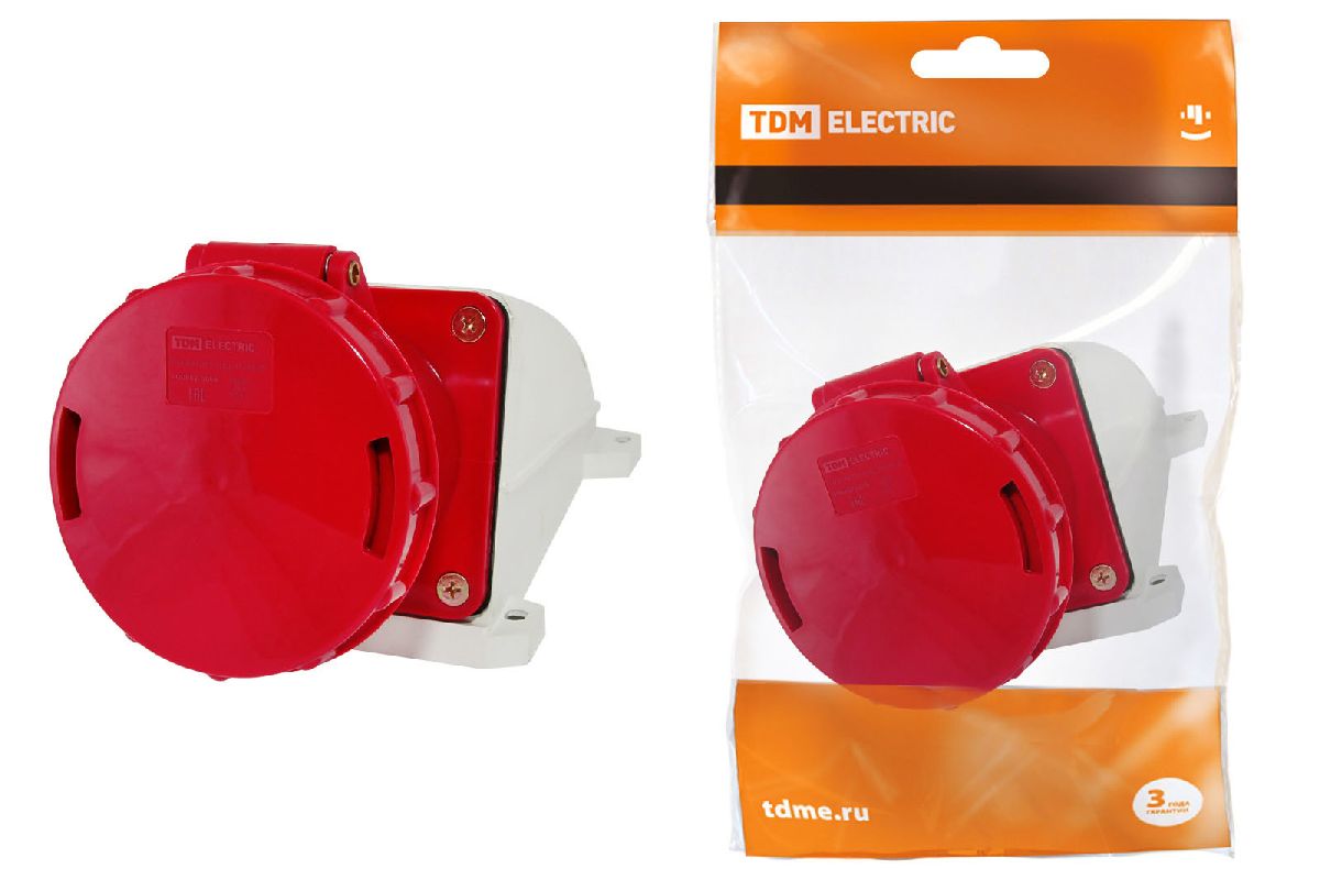 Розетка стационарная TDM Electric SQ0602-0009