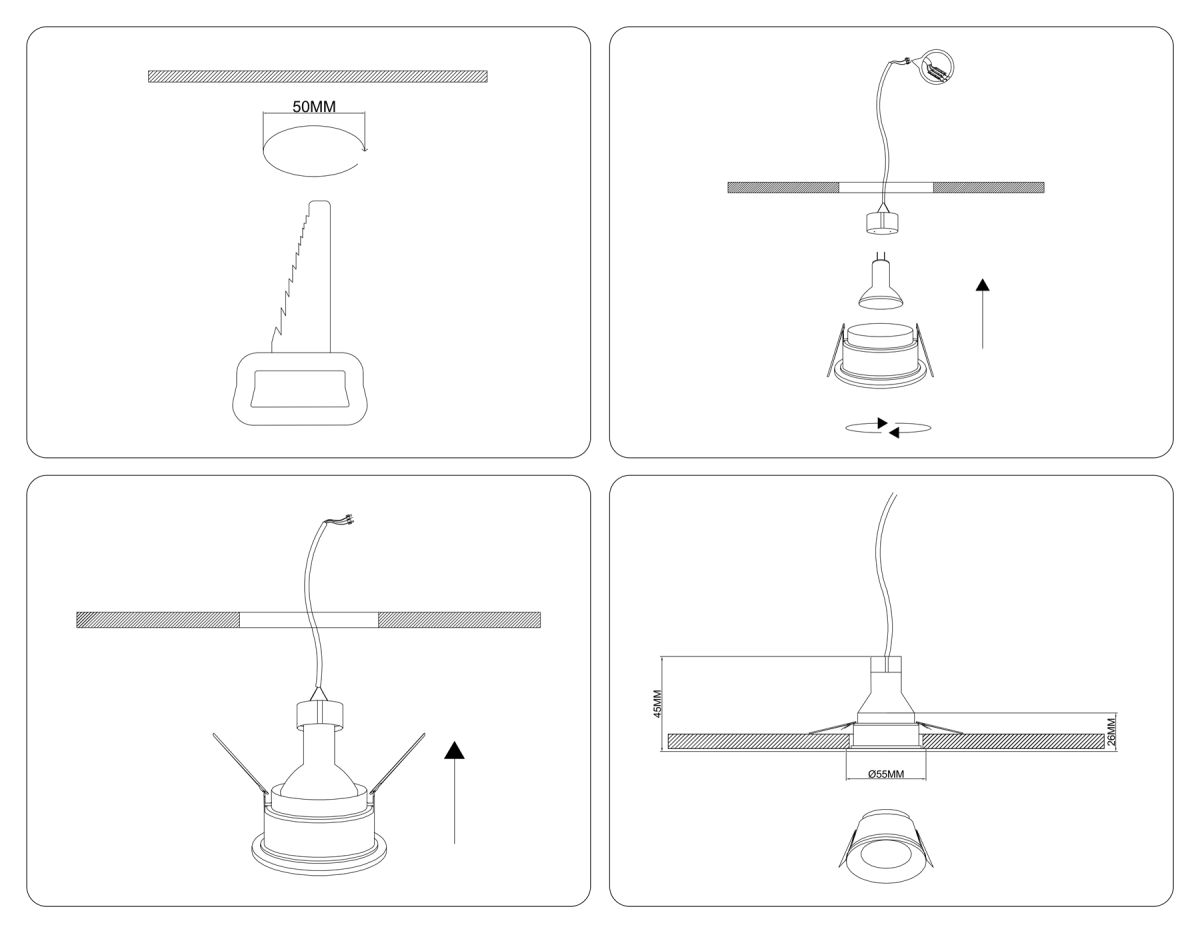 Точечный светильник Ambrella Light Techno Spot TS51812
