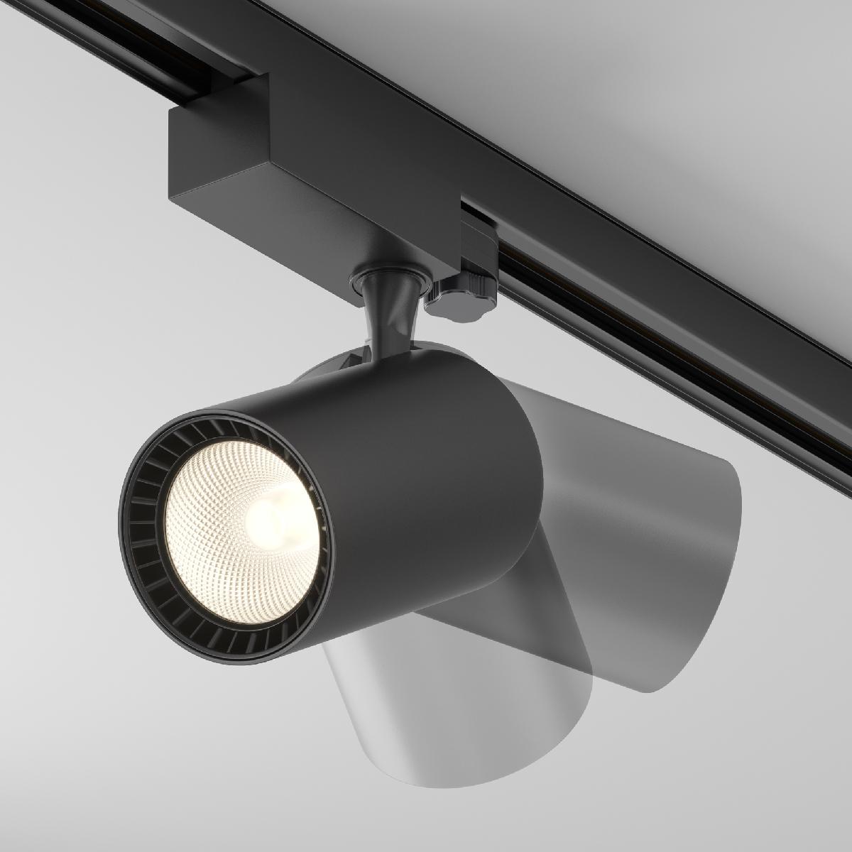 Трековый светильник Maytoni Technical Vuoro TR029-3-20W3K-W-B