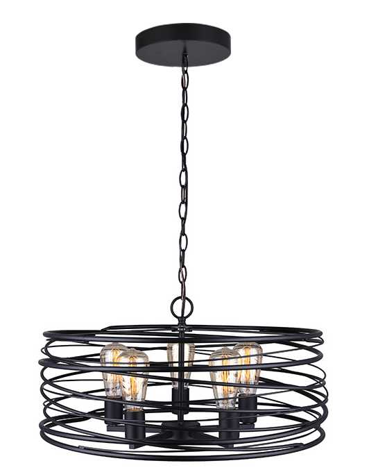 Подвесная люстра Toplight Carol TL1187H-05BK
