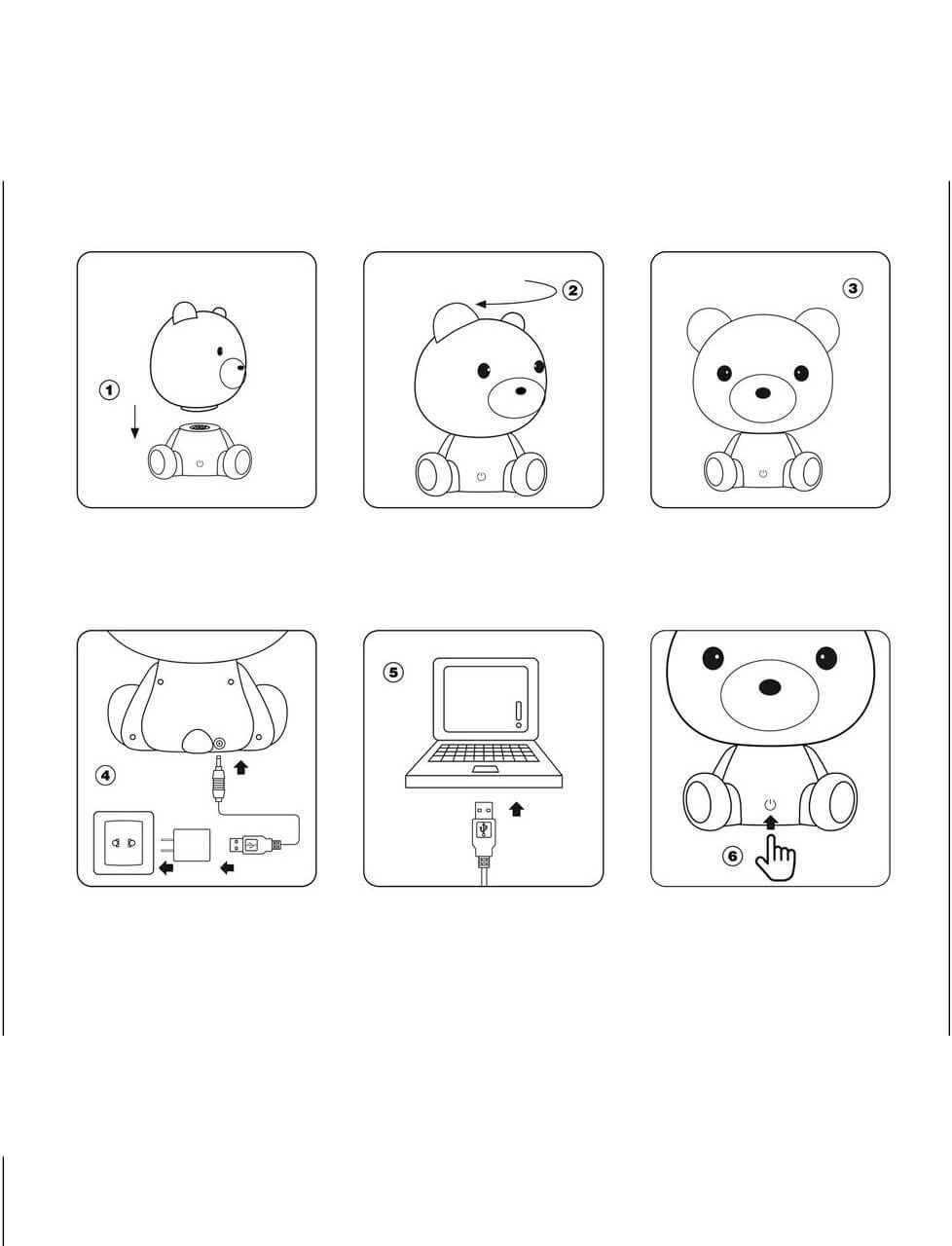 Настольная лампа Lucide Dodo Bear 71590/03/31