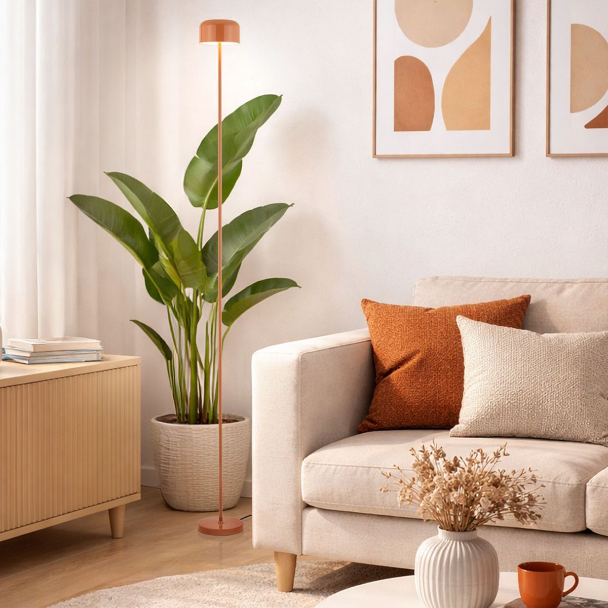 Торшер TK Lighting 19008 Noa Salmon a073036