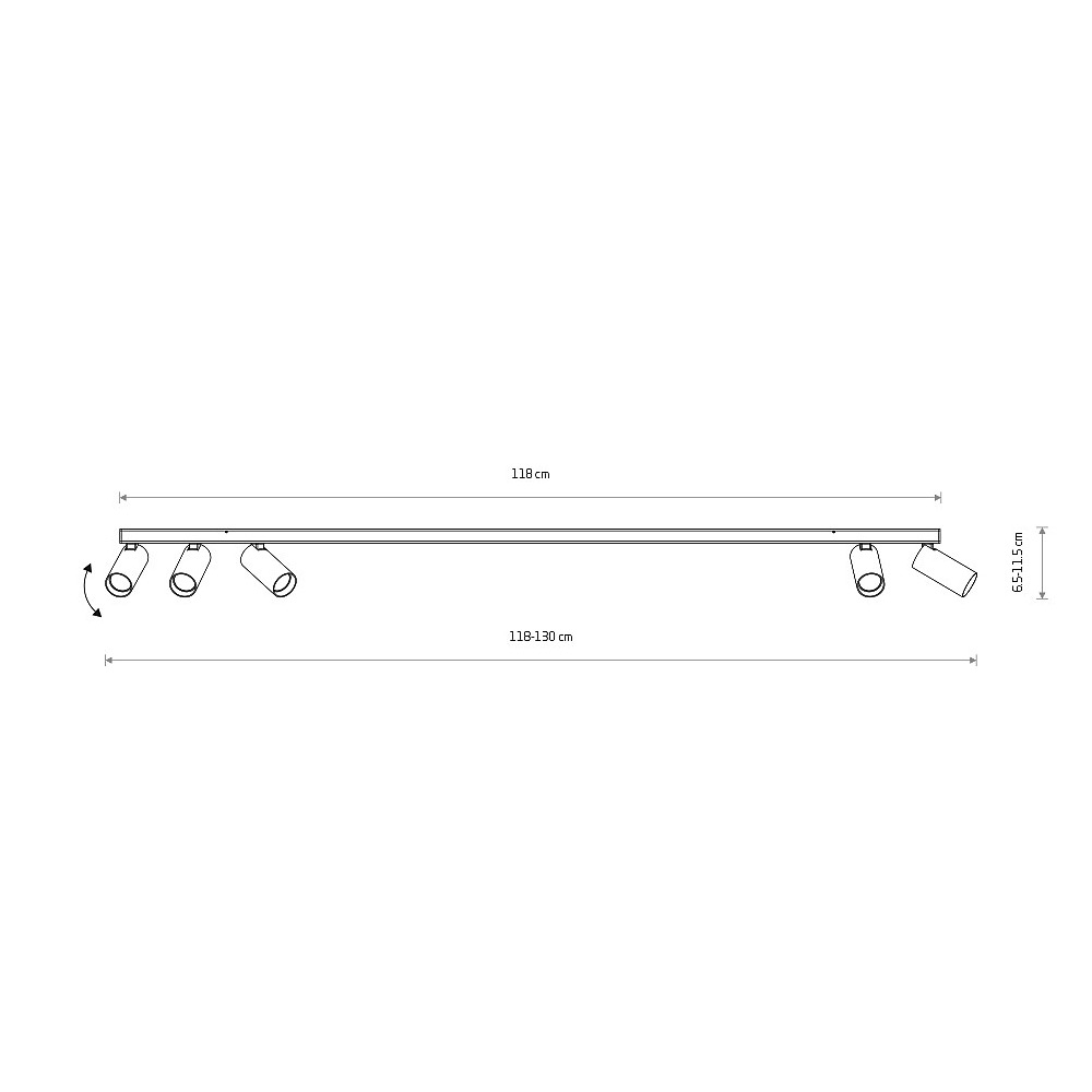 Спот Nowodvorski Fourty Surface V White 11435