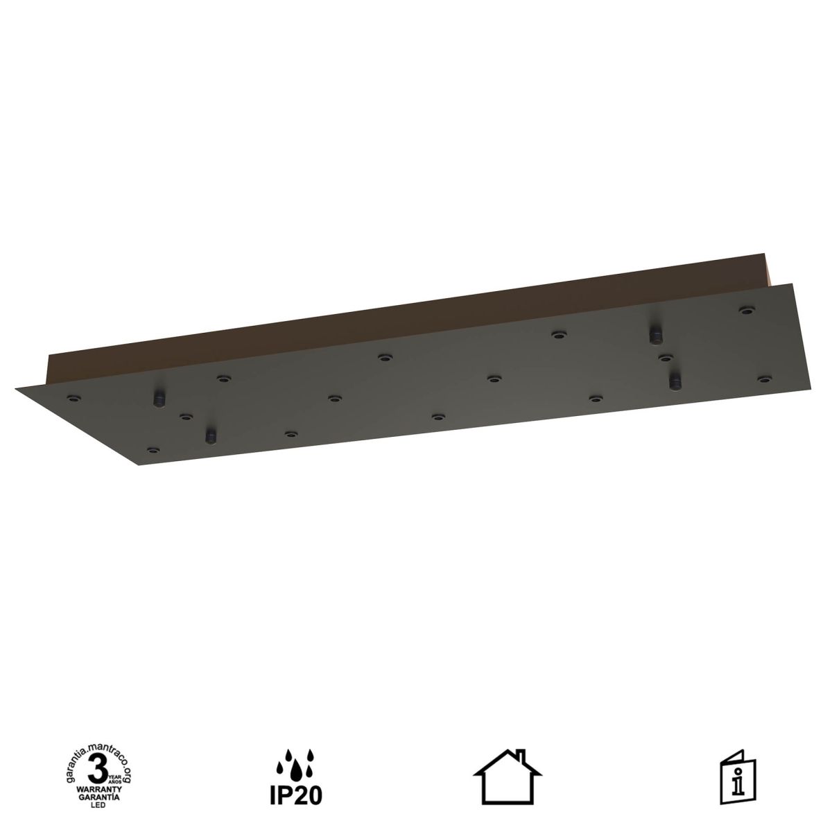 Основание потолочное 14L Mantra Modular Light Florones 9393