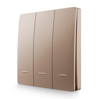 Выключатель кинетический 3кл., IP44, 2,4 ГГц, Smart, беж. Apeyron 04-77