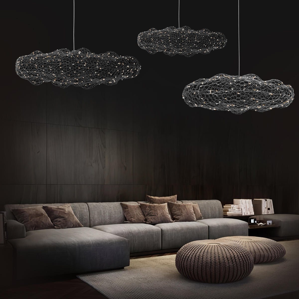 Подвесная люстра Loft IT Cloud 10247/1000 Silver
