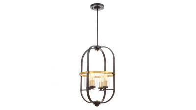 Подвесная люстра Lumina Deco Monterey LDP 1141-4 BK+MD