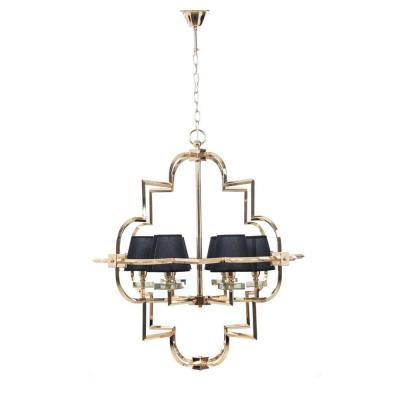 Подвесная люстра Lumina Deco Baltimore LDP 8020-6 GD+BK