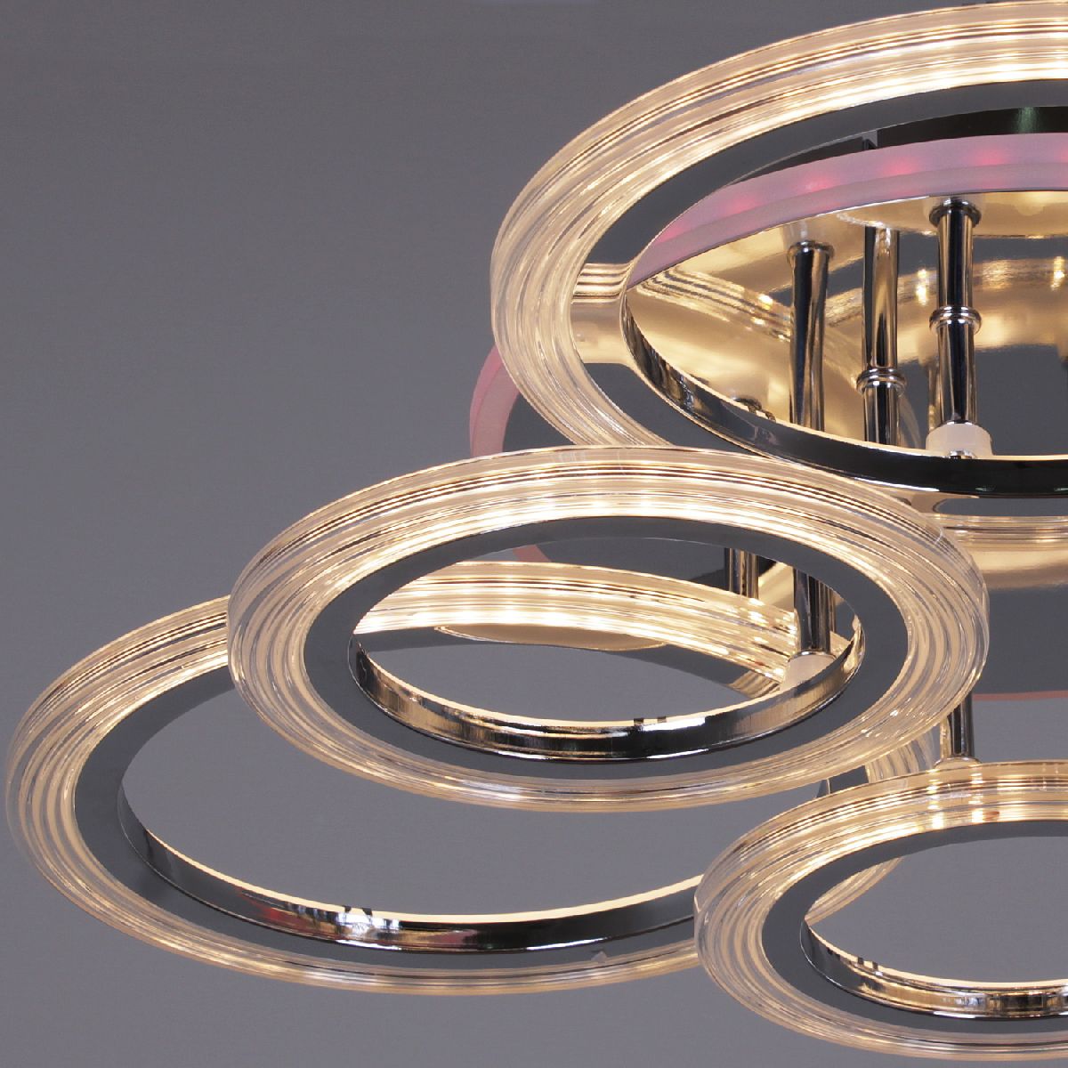 Потолочная люстра Reluce 09812-3.3-3+3D CR (RGB)