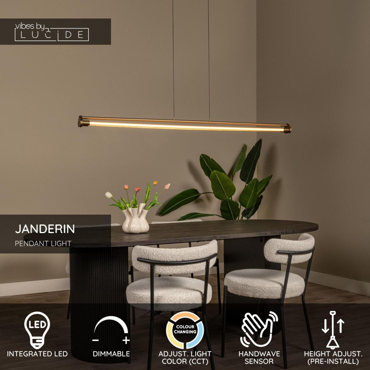 Подвесной светильник Lucide Janderin 24405/34/05