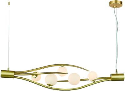 Подвесная люстра Indigo Flusso 11025/5P Gold V000230