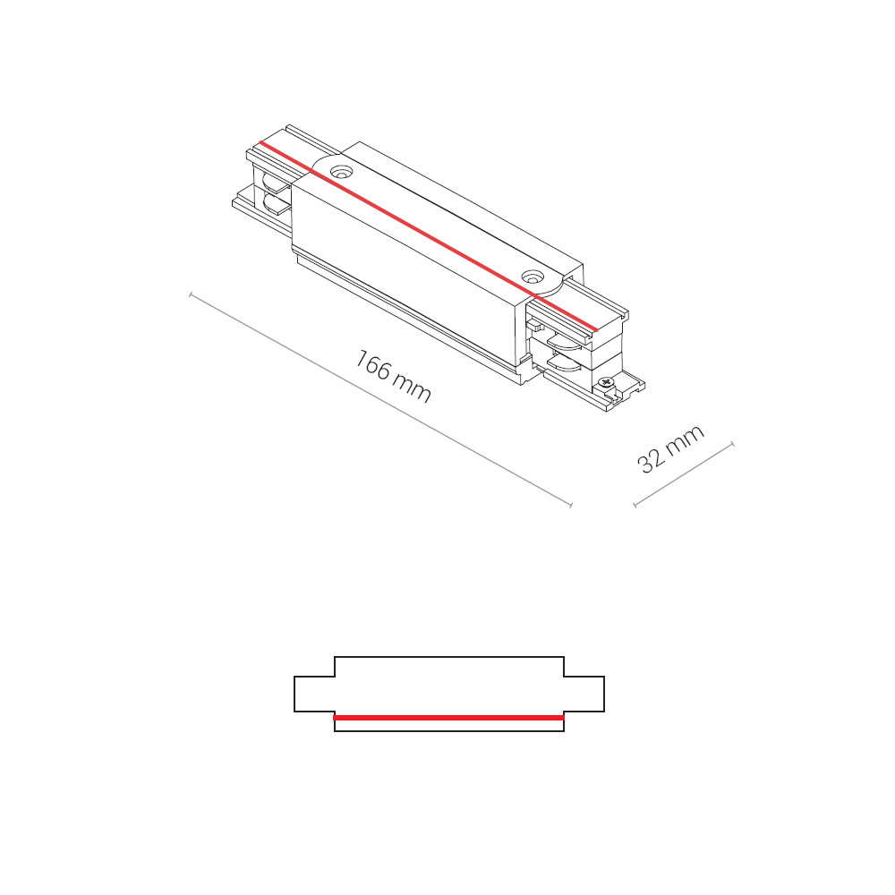 Коннектор прямой Nowodvorski Ctls Power 8708