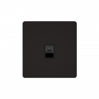 Розетка информационная RJ-45 кат.6 Systeme Electric Systeme Infinity Полярная ночь FSE001086