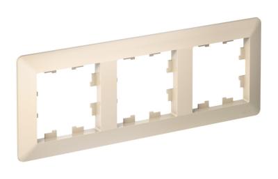 Рамка 3-ая Systeme Electric AtlasDesign Air Бежевый/дымчатый белый ATN220203