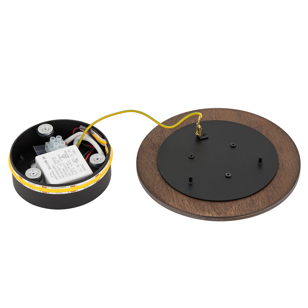 Настенный светильник Nowodvorski Ring Timber Led S Wood 11288