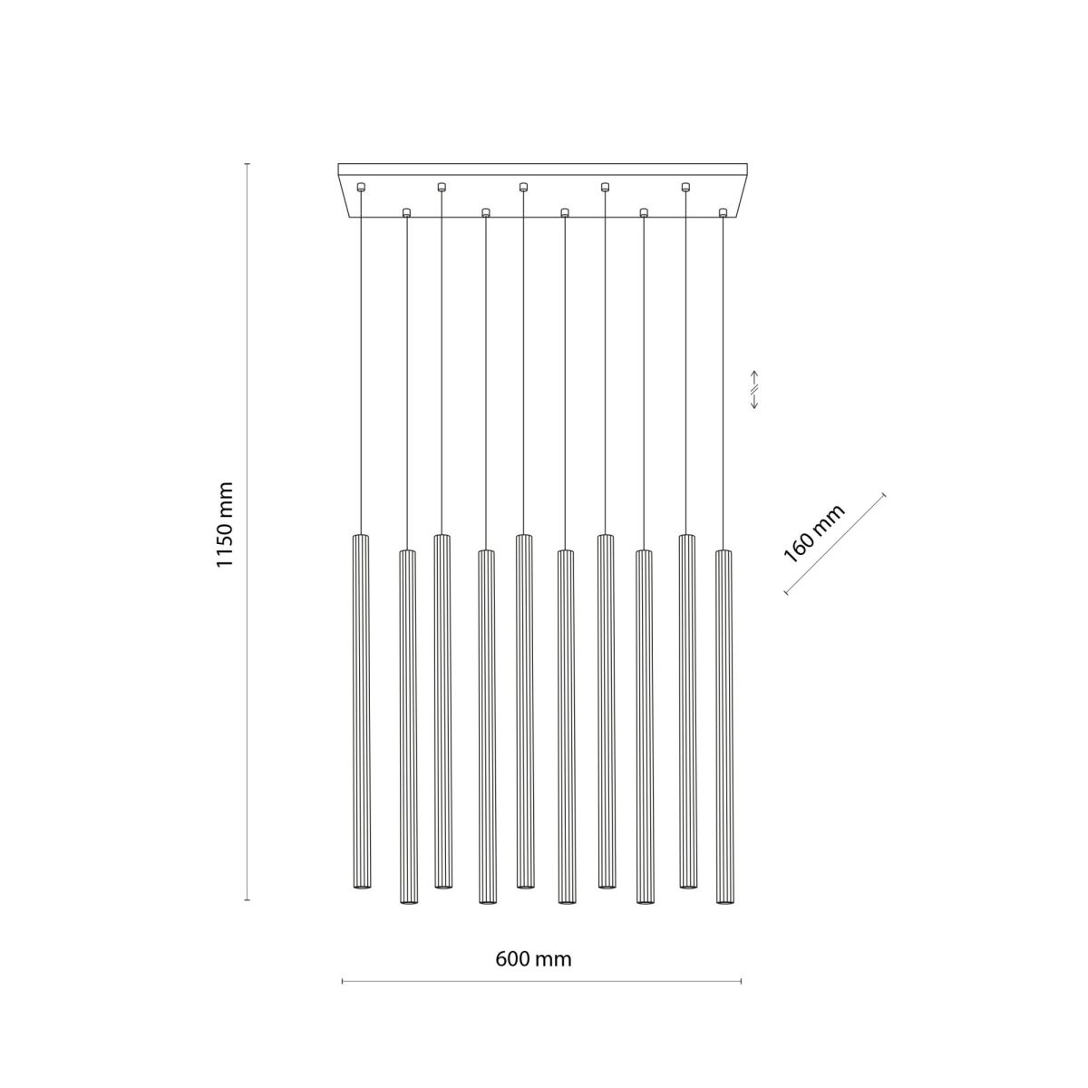 Подвесной светильник TK Lighting 11488 Ferro Sabia a072572