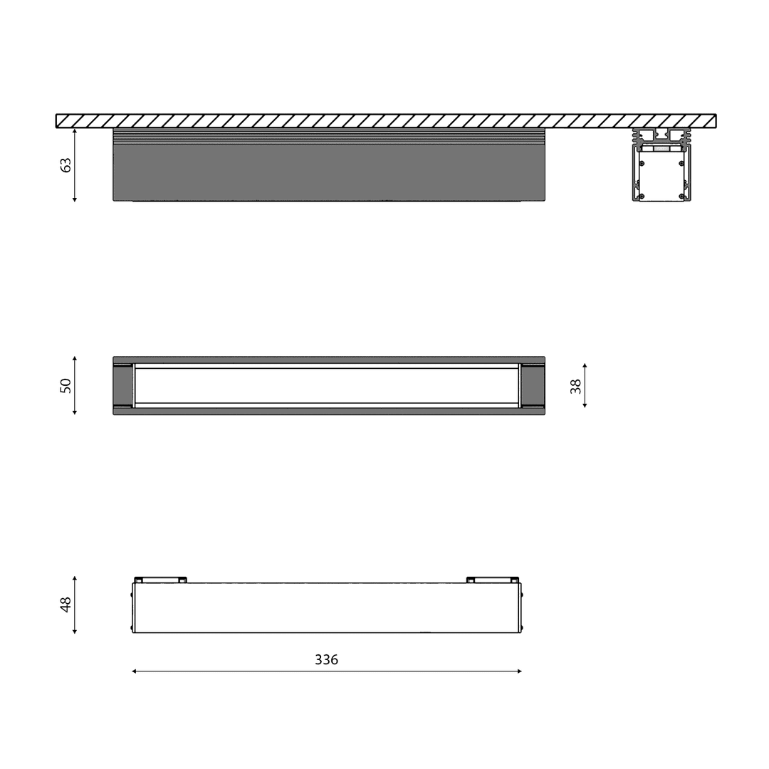 Трековый светильник DesignLed SY-601211-BL-12-NW 003790