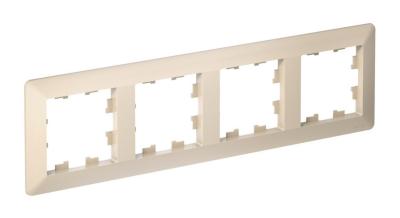 Рамка 4-ая Systeme Electric AtlasDesign Air Бежевый/дымчатый белый ATN220204