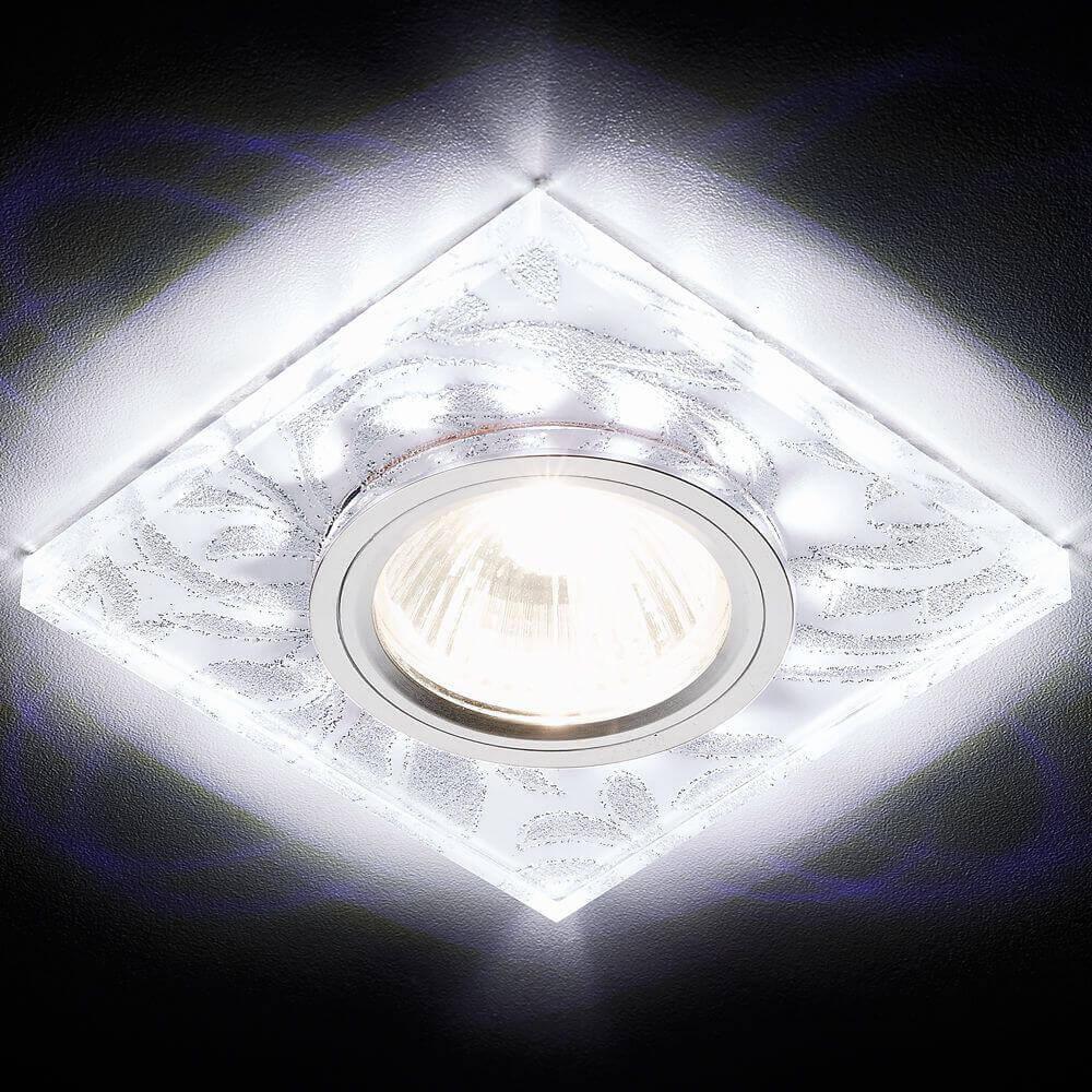 Встраиваемый светодиодный светильник Ambrella Light Led S234 W/CH/M
