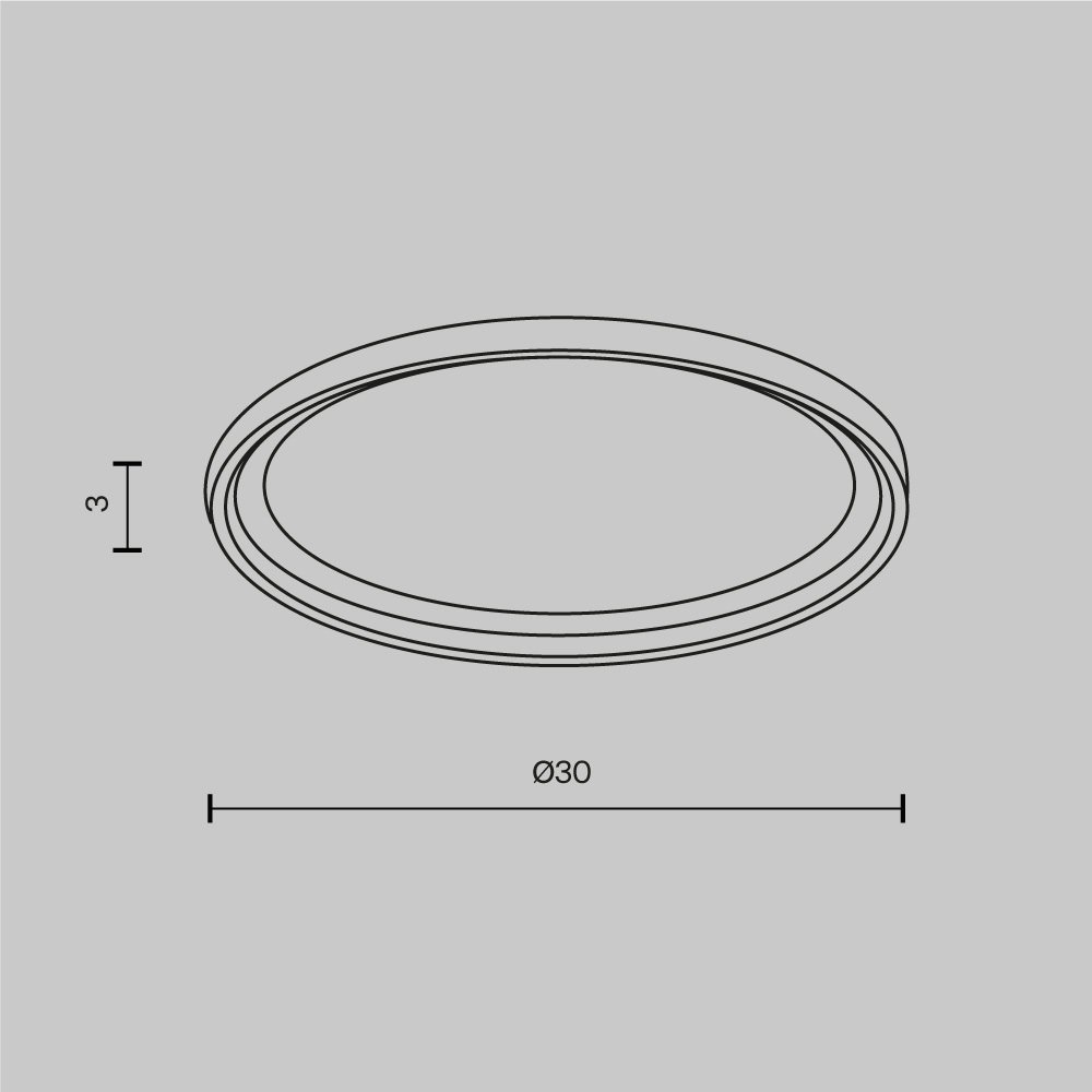 Кольцо для встраиваемого светильника Maytoni Downlight DLA110-B