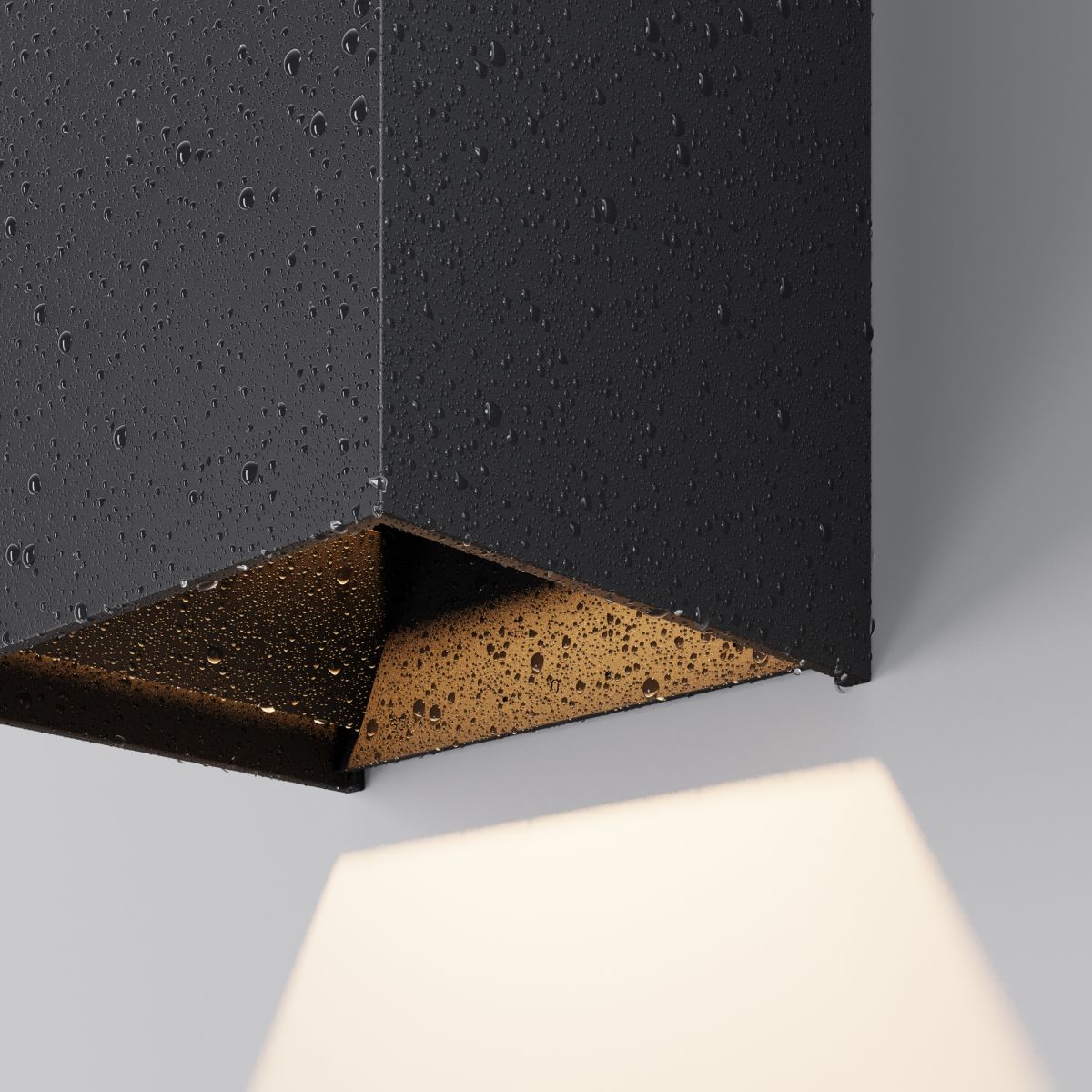 Уличный настенный светильник Maytoni Drape O525WL-L20B3K