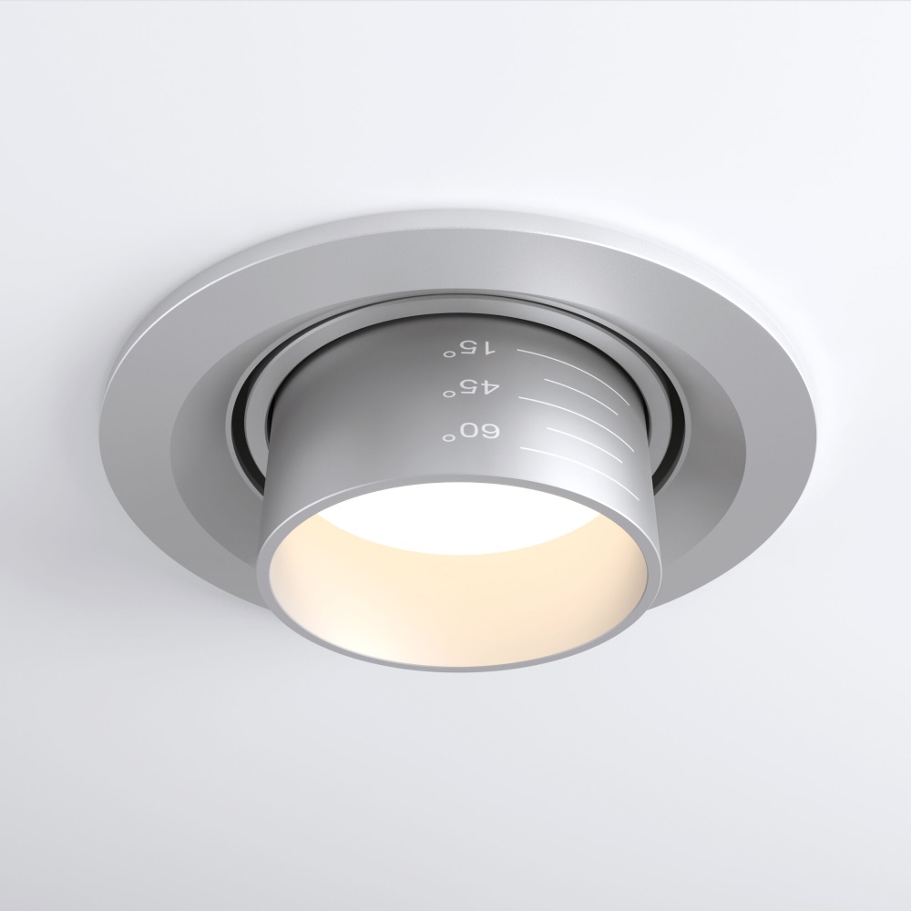 Встраиваемый светодиодный светильник Elektrostandard 9920 LED 15W 4200K серебро 4690389162909