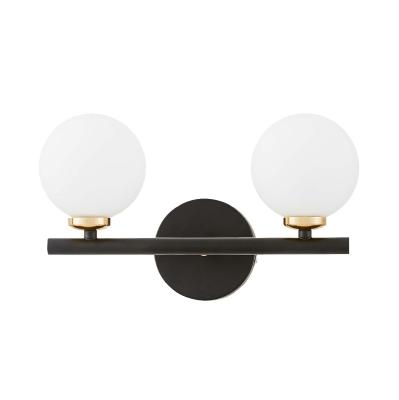 Бра Lumina Deco Marsiada LDW 6033-2 BK+F.GD