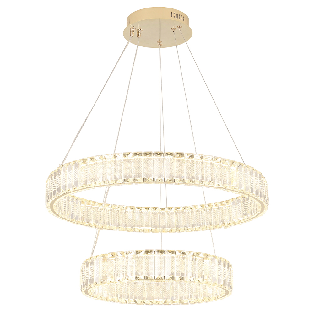Подвесная люстра Crystal Lux MUSIKA SP100W LED GOLD