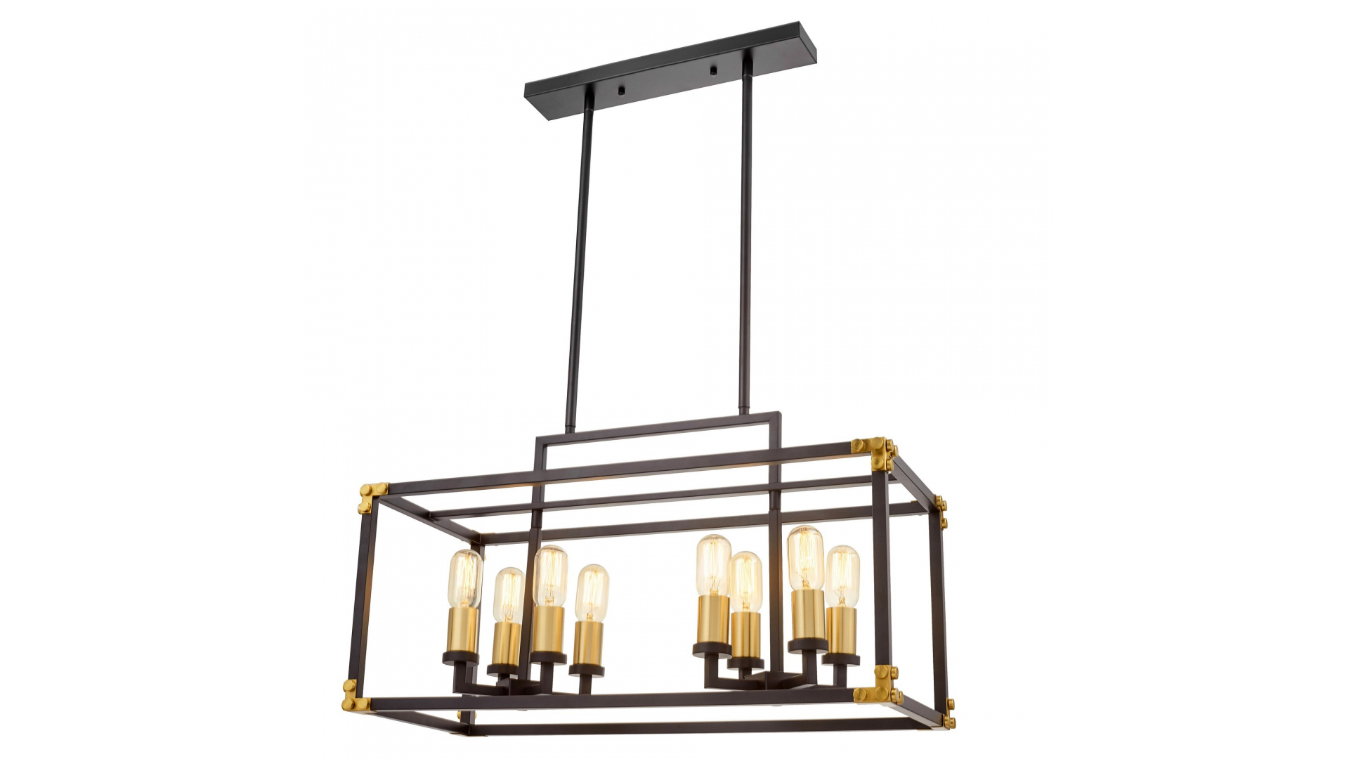 Подвесная люстра Lumina Deco Waldorf LDP 1140-8 BK+MD