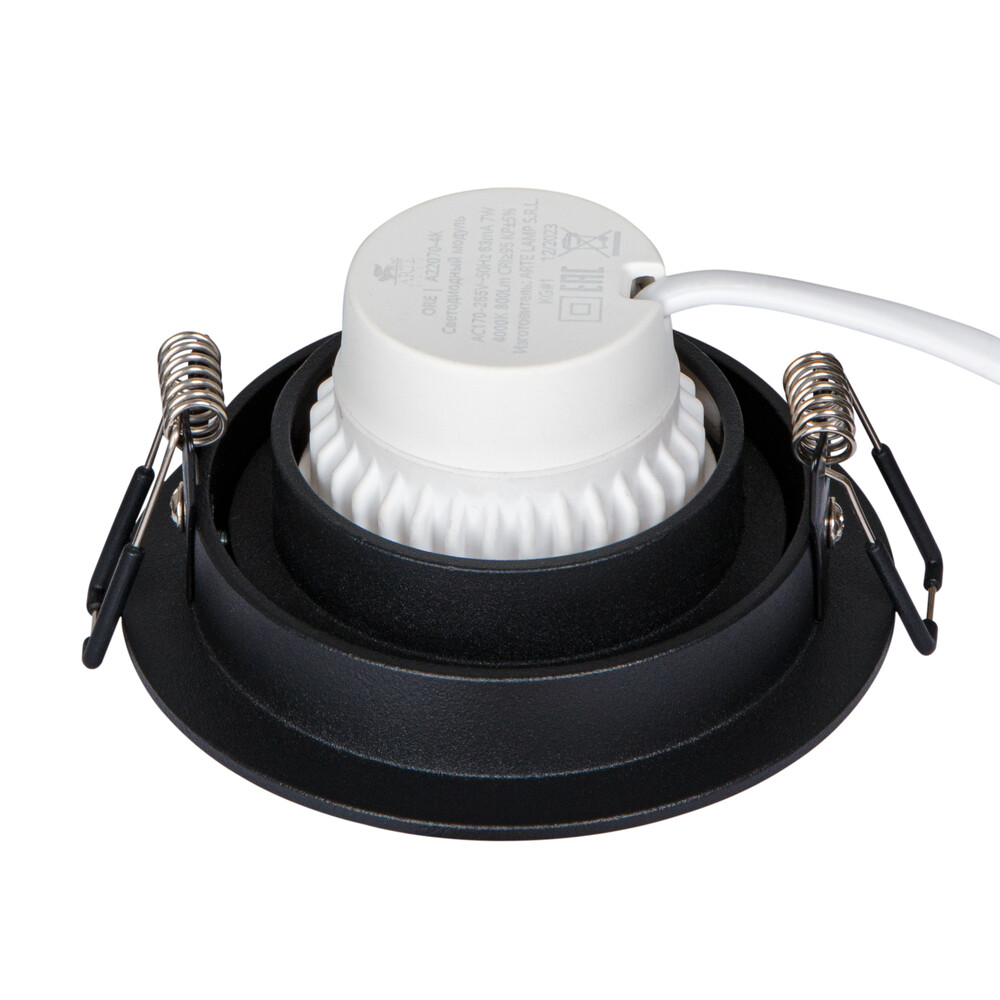 Встраиваемый светильник Arte Lamp Kant A9610PL-1BK