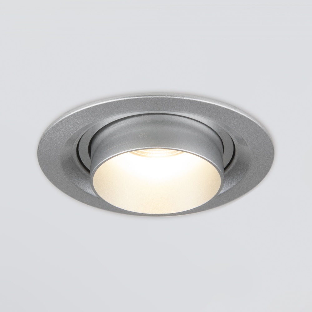 Встраиваемый светодиодный светильник Elektrostandard 9920 LED 15W 4200K серебро 4690389162909