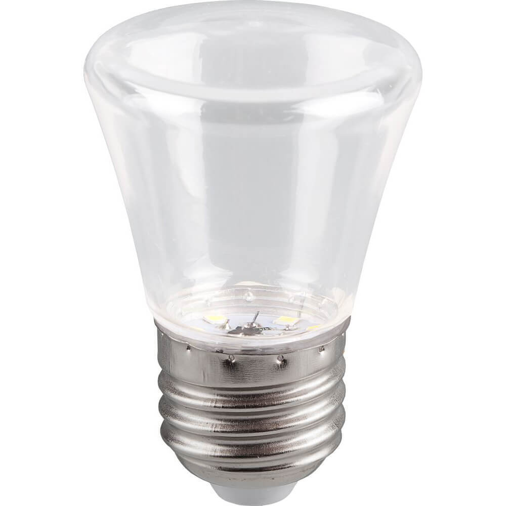 Лампа светодиодная Feron E27 1W 2700K Грибок Прозрачная LB-372 25909