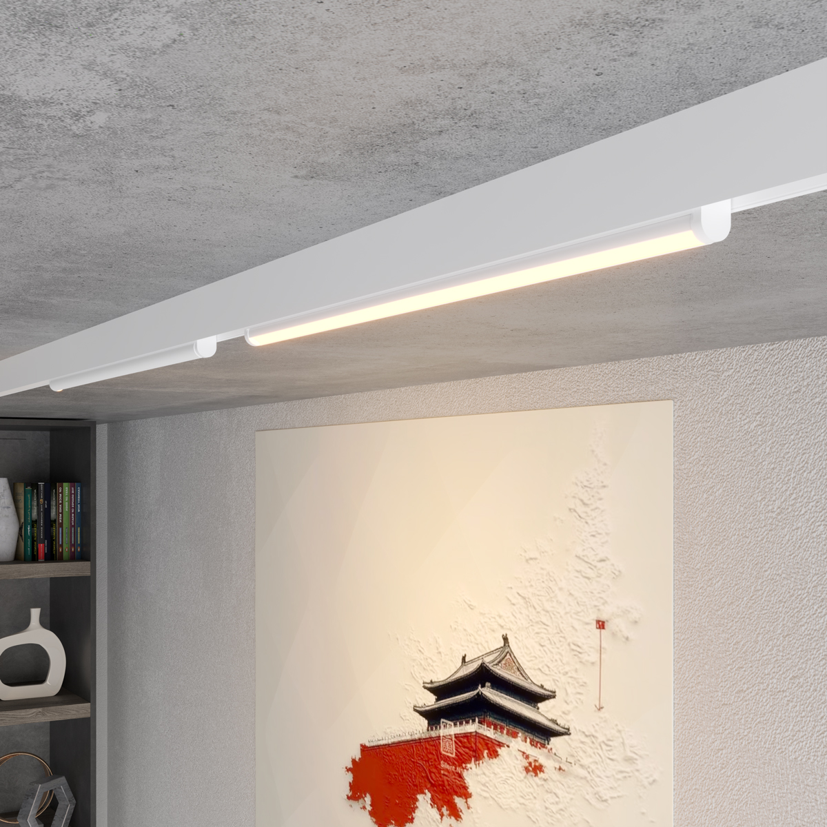 Трековый светильник с переключ. цв. темпер. Novotech Shino Flum 359659