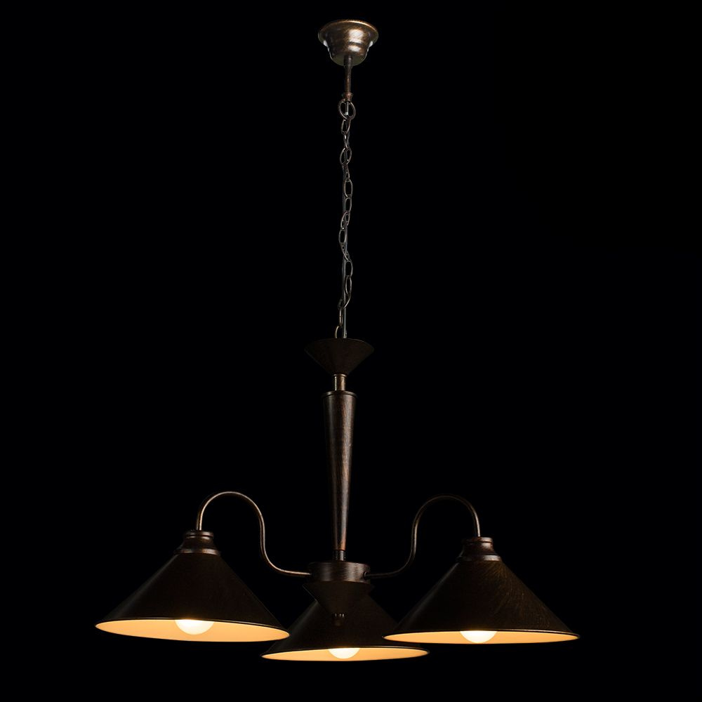 Подвесная люстра Arte Lamp Cone A9330LM-3BR