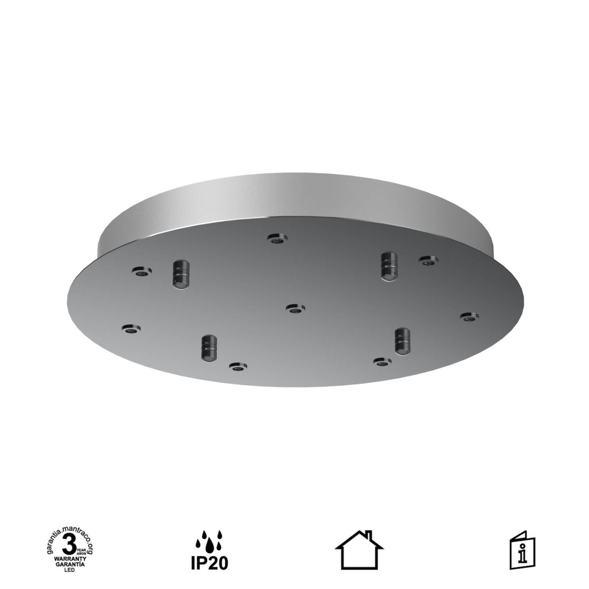 Основание потолочное 8L Mantra Modular Light Florones 9367
