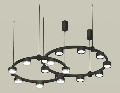 Комплект подвесного светильника Ambrella Light Techno Ring XR92091200 (A9209x2, C9238, C9242, N8113, N8118)