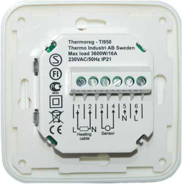 Терморегулятор для теплого пола Thermoreg TI-950