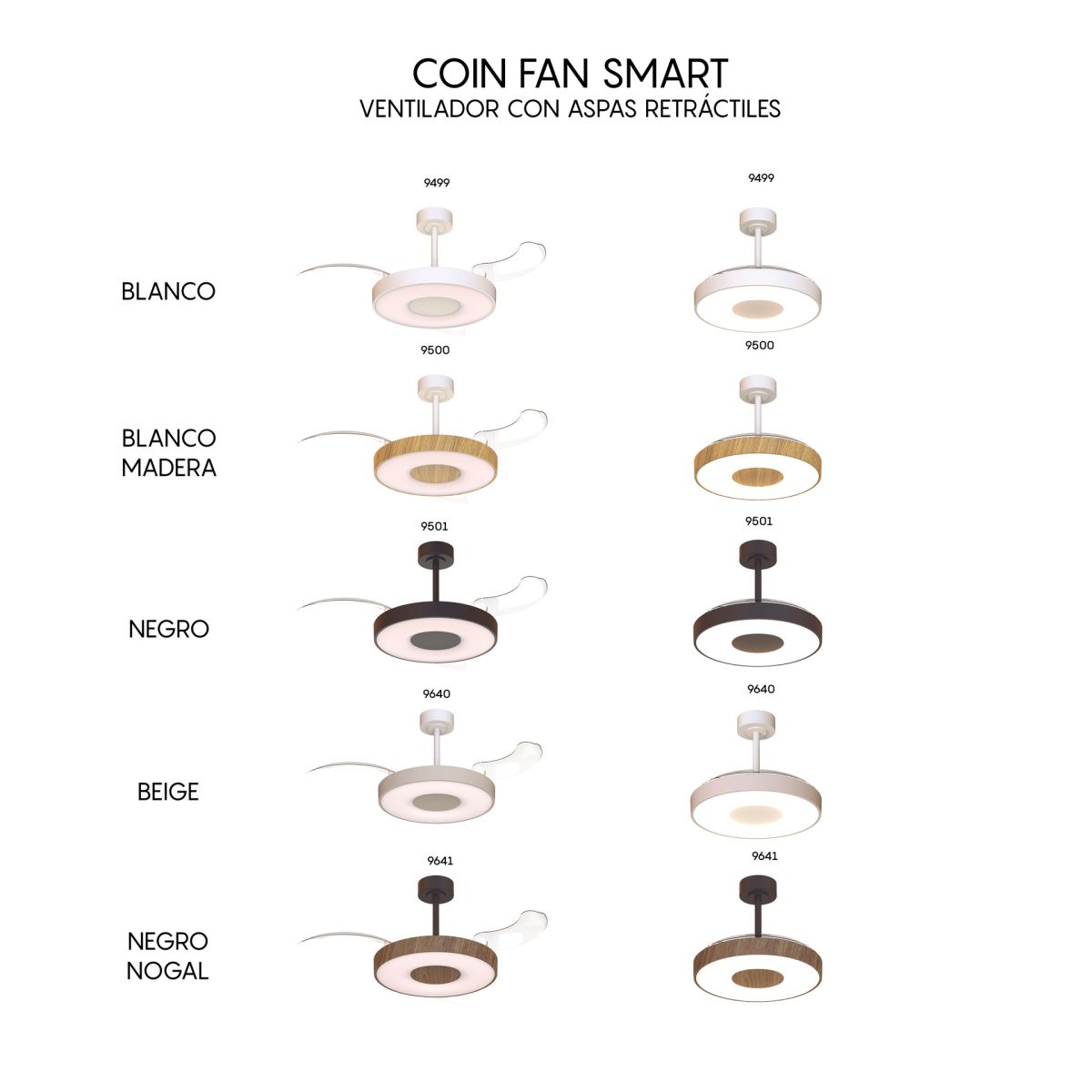 Люстра-вентилятор Mantra Coin Fan 9501