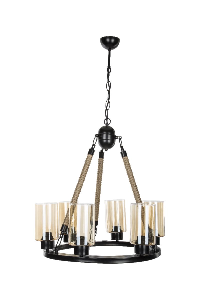 Подвесная люстра Toplight Ada TL1634R-06BK