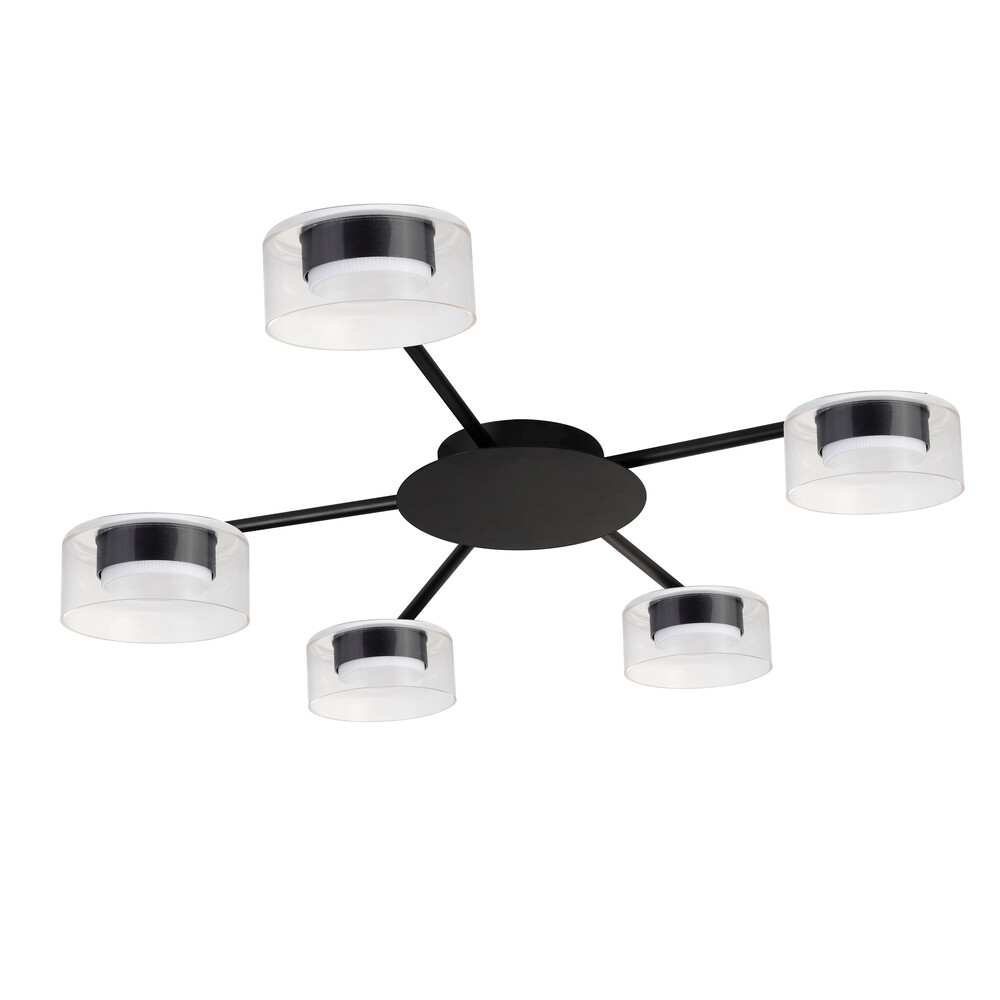 Потолочная люстра Arte Lamp Alius A8042PL-5BK