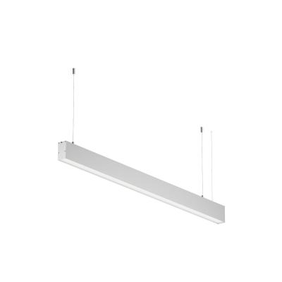 Линейный подвесной светильник Maytoni Technical 3000K 35x67 (Серебро, 1 м) LL312035