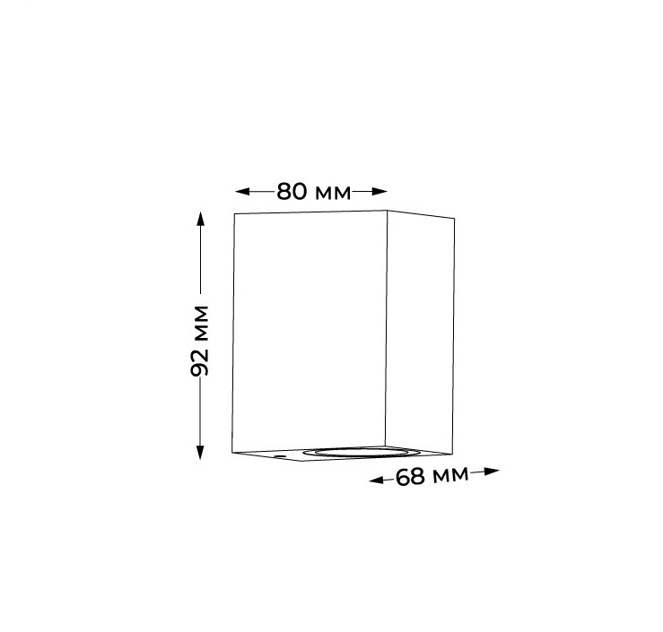 Уличный настенный светильник Italline IT1001