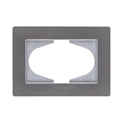 Рамка для двойной розетки, серый Kollinger Eleganz Acryl EA120GY