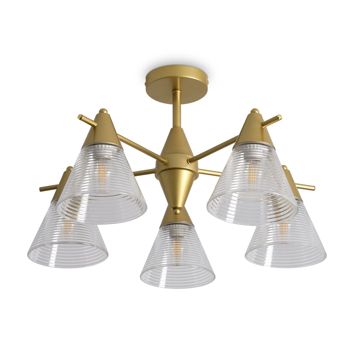 Люстра на штанге Freya Blissa FR5588CL-05BZ