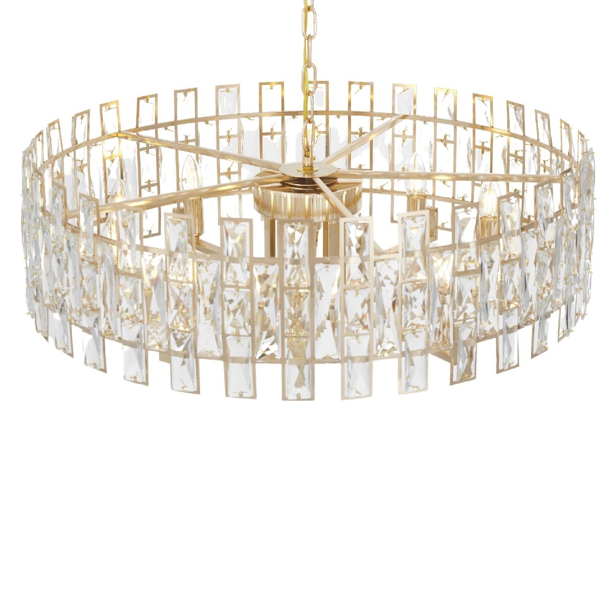 Подвесная люстра Lumina Deco Florina LDP 7041-800 F.GD