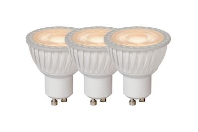 Светодиодная диммируемая лампа (3 шт.) Lucide GU10 5W 3000K 49006/15/31
