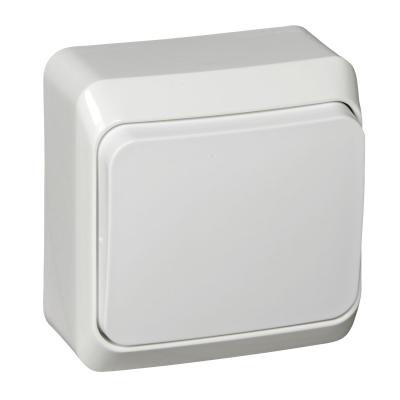 Переключатель 1-клавишный Systeme Electric Этюд наруж Бел BA10-004B