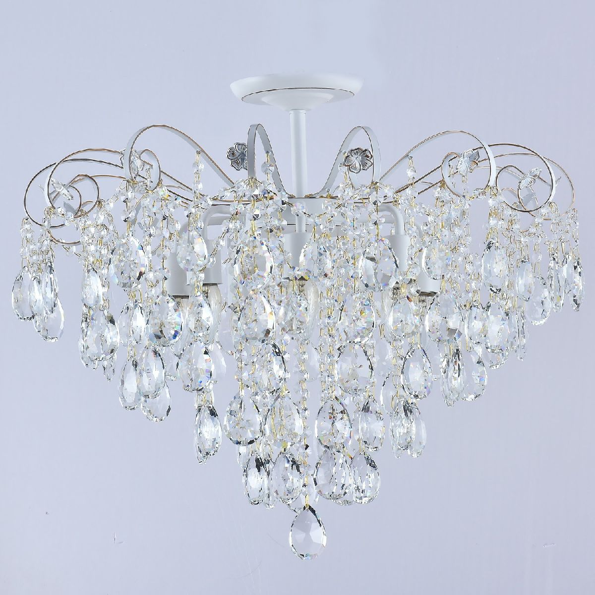 Люстра на штанге Reluce 04055-0.3-07 WH+GOLD PN